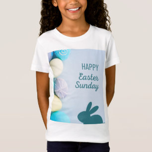 Camiseta Feliz design de domingo de Páscoa