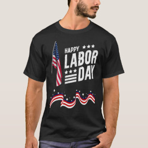 Camiseta Feliz Design de Gráfico do Dia do Trabalho para o
