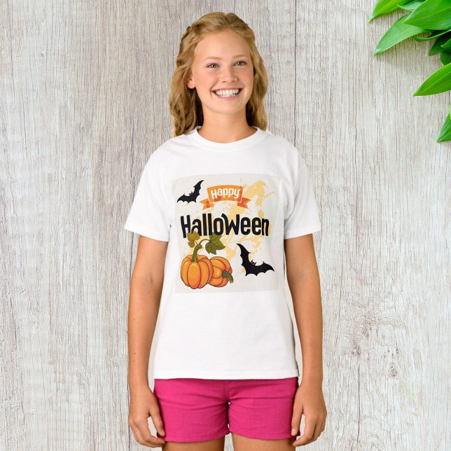Camiseta Feliz Design de Halloween (Criador carregado)