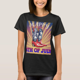 Camiseta Feliz dia 4 de julho