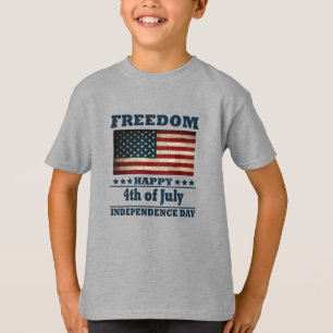 Camiseta Feliz dia 4 de julho da independência