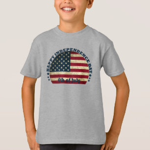Camiseta Feliz dia 4 de julho da independência