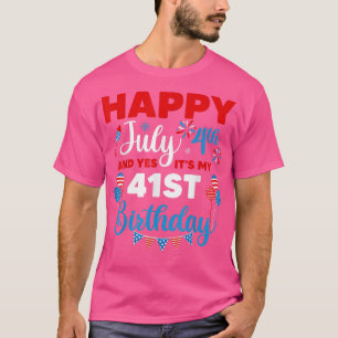 Camiseta Feliz dia 4 de julho e sim, é minha Indep de anive