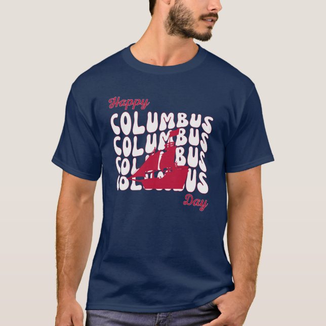 Camiseta Feliz Dia Colombo (Frente)