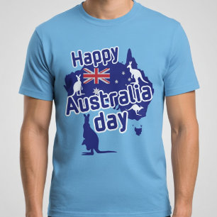 Camiseta Feliz Dia da Austrália