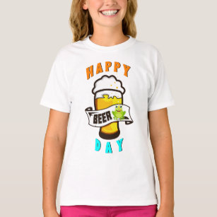 Camiseta Feliz Dia da Bebida Sapos Internacionais 4 de agos
