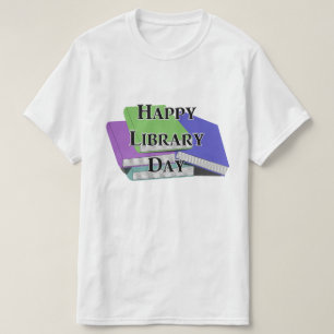 Camiseta Feliz Dia da Biblioteca 