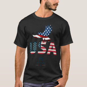 Camiseta Feliz Dia da Independência 4 de julho