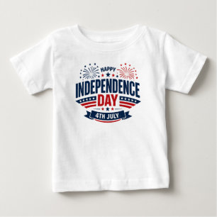 Camiseta Feliz Dia da Independência 4 de Julho Patriótico