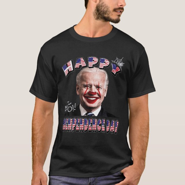 Camiseta Feliz Dia da Independência de Joe Biden (Frente)