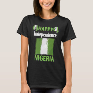 Camiseta feliz dia da independência nigéria orgulhoso por s