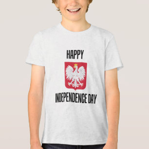 Camiseta Feliz Dia da Independência novembro 11 Polonês Her
