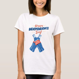 CAMISETA FELIZ DIA DA INDEPENDÊNCIA QUATRO DE JULHO