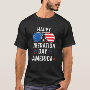 Camiseta Feliz Dia da Libertação América, 20 de janeiro de 