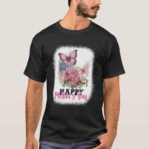 Camiseta Feliz Dia da Mãe de 2023 Borboleta Dia de as mães 