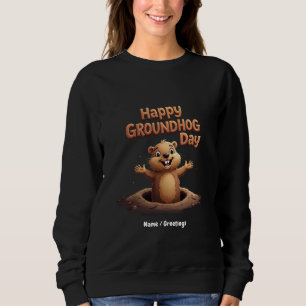 Camiseta Feliz Dia da Marmota Celebra com Humor, Divertido
