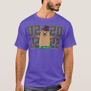 Camiseta Feliz Dia da Marmota de Punxy Phil, segundo de fev
