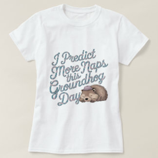 Camiseta Feliz Dia da Marmota Engraçado