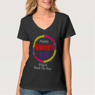 Camiseta Feliz Dia da Mulher 8 de março de 2022 Mulheres In