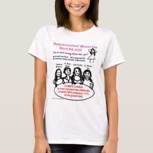 Camiseta Feliz Dia da Mulher Int'l 2018 por RoseWrites