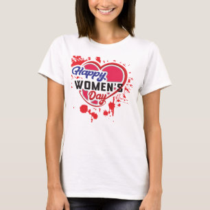 Camiseta Feliz Dia da Mulher - Marcha feminina Vota feminis