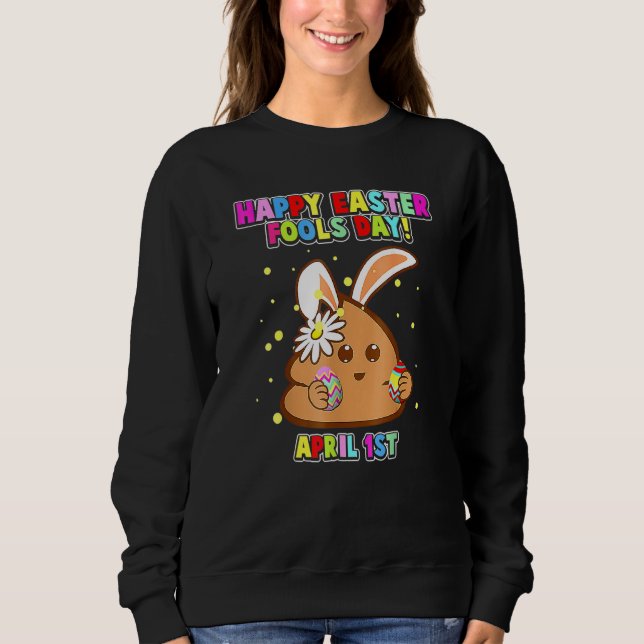 Camiseta Feliz Dia da Páscoa de abril, Coelhinho de abril,  (Frente)