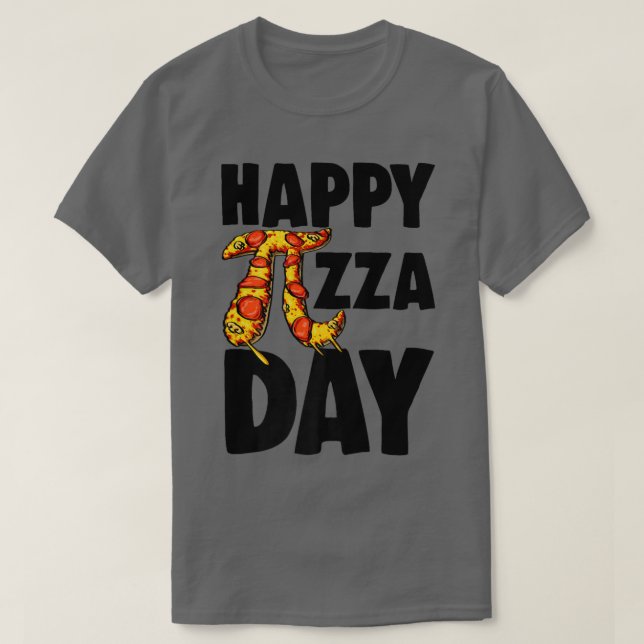 Camiseta Feliz Dia da Pizza 3 (Frente do Design)