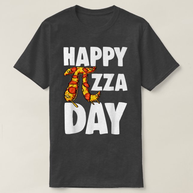 Camiseta Feliz Dia da Pizza 3 (Frente do Design)