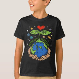 Camiseta Feliz Dia da Terra 2024 Salve Nosso Planeta Cute E