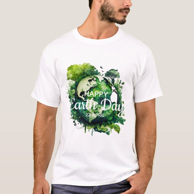 Camiseta Feliz dia da terra celebração 2026 (Frente)