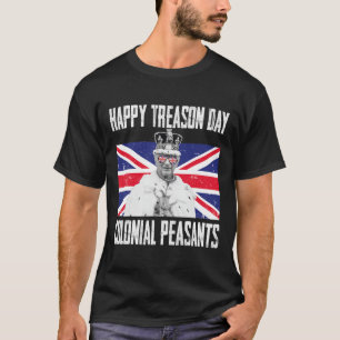 Camiseta Feliz Dia da Traição Rei Carlos Iii Engraçado Brit