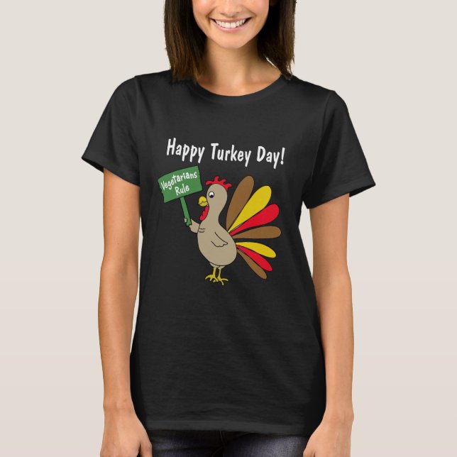 Camiseta Feliz Dia da Turquia (Frente)