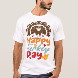 Camiseta Feliz Dia da Turquia