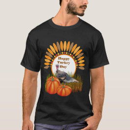 Camiseta Feliz Dia da Turquia / Ação de Graças