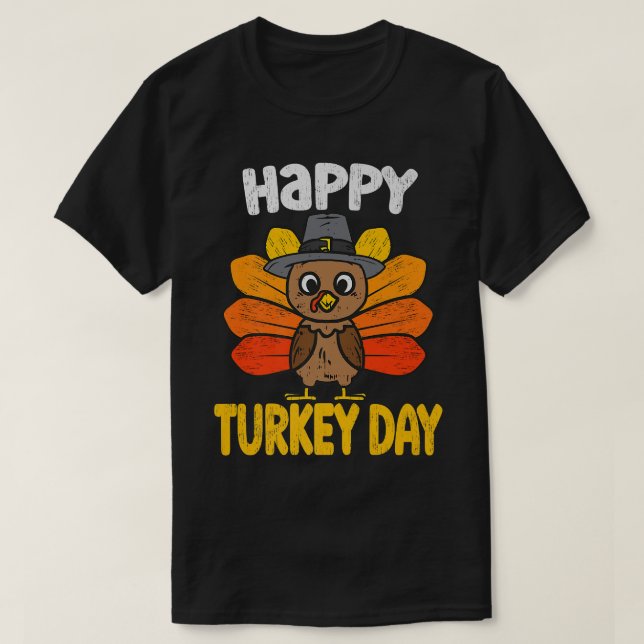 Camiseta Feliz Dia da Turquia Engraçado Ação de Graças 2022 (Frente do Design)