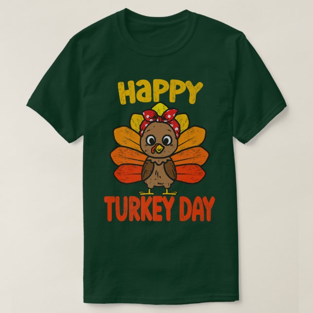 Camiseta Feliz Dia da Turquia Engraçado Ação de Graças 2022 (Frente do Design)