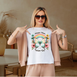 Camiseta Feliz dia da vida feliz