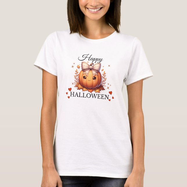 Camiseta Feliz Dia das Bruxas (Frente)