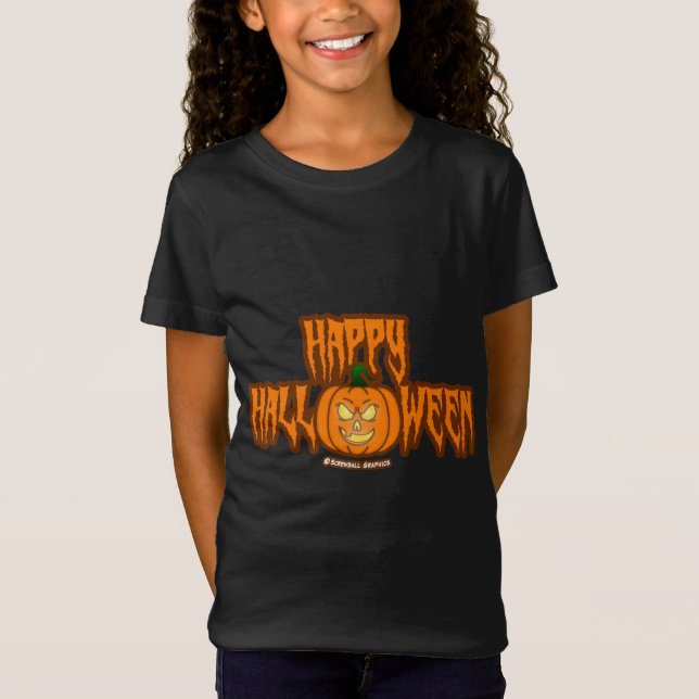 Camiseta Feliz Dia das Bruxas (Frente)