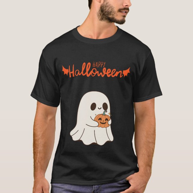 Camiseta Feliz Dia das Bruxas (Frente)
