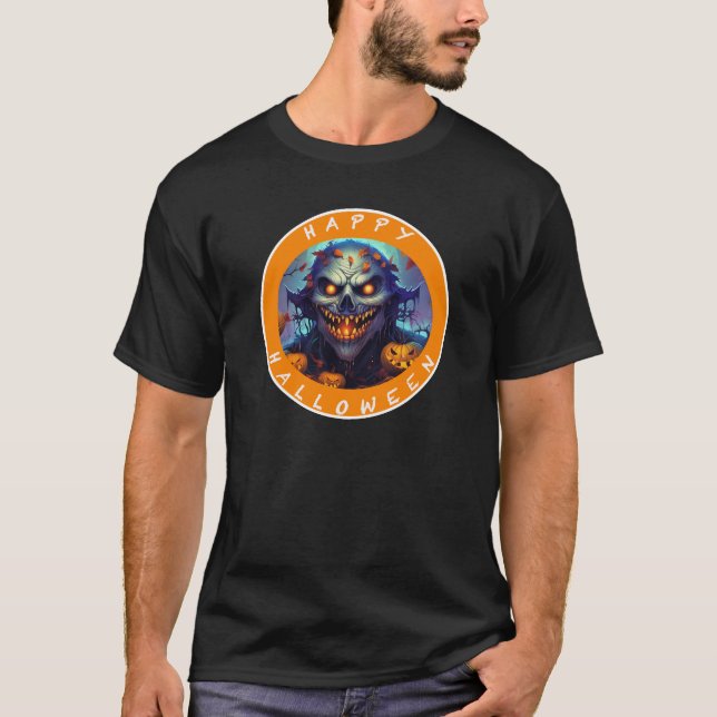 Camiseta Feliz Dia das Bruxas (Frente)