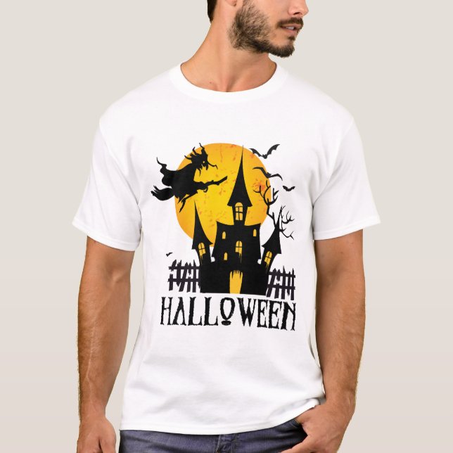 Camiseta Feliz Dia das Bruxas (Frente)