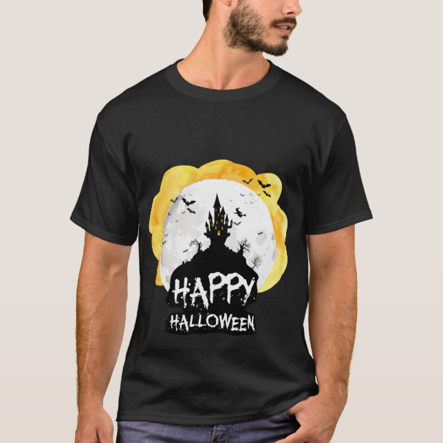 Camiseta Feliz Dia das Bruxas (Frente)
