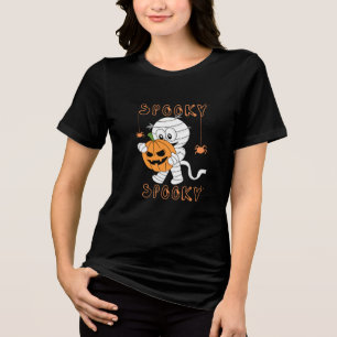 Camiseta Feliz Dia das Bruxas - Abóbora e Fantasmas Vibes"