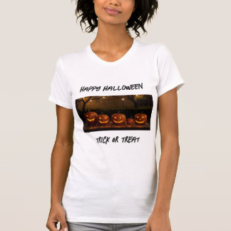 Camiseta Feliz Dia das Bruxas, Bonitinho Esculpido