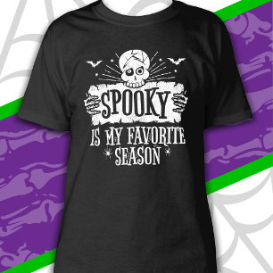 Camiseta Feliz Dia das Bruxas da Época Assustadora do Esque