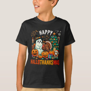 Camiseta Feliz Dia das Bruxas de Cartografia Negra de Hallo