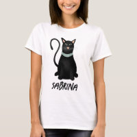Feliz Dia das Bruxas de Gato Negro Bonito