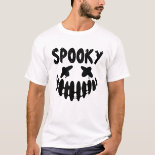 Camiseta Feliz Dia das Bruxas de Rosto Louco para Camiseiro
