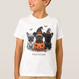 Camiseta Feliz Dia das Bruxas em Francês